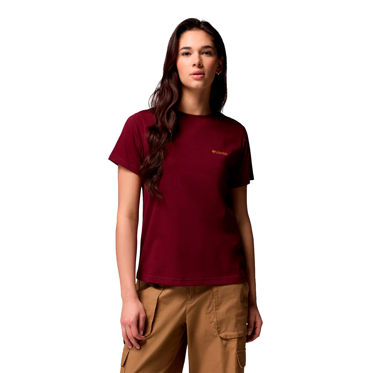 Remera Rolling Bend Graphic  Bordó