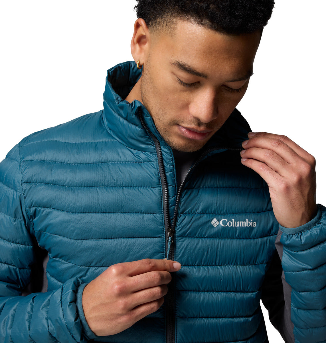 Campera Powder Pass Hybrid Omni-Shield Azul