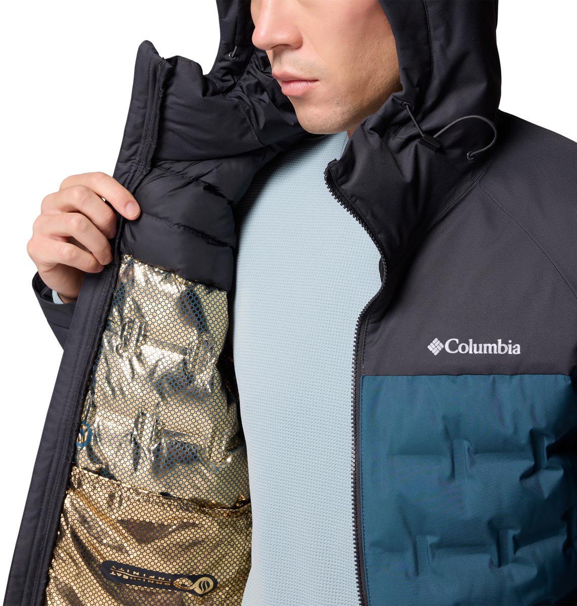 Campera Grand Trek Iii Jkt Omni-Heat Azul