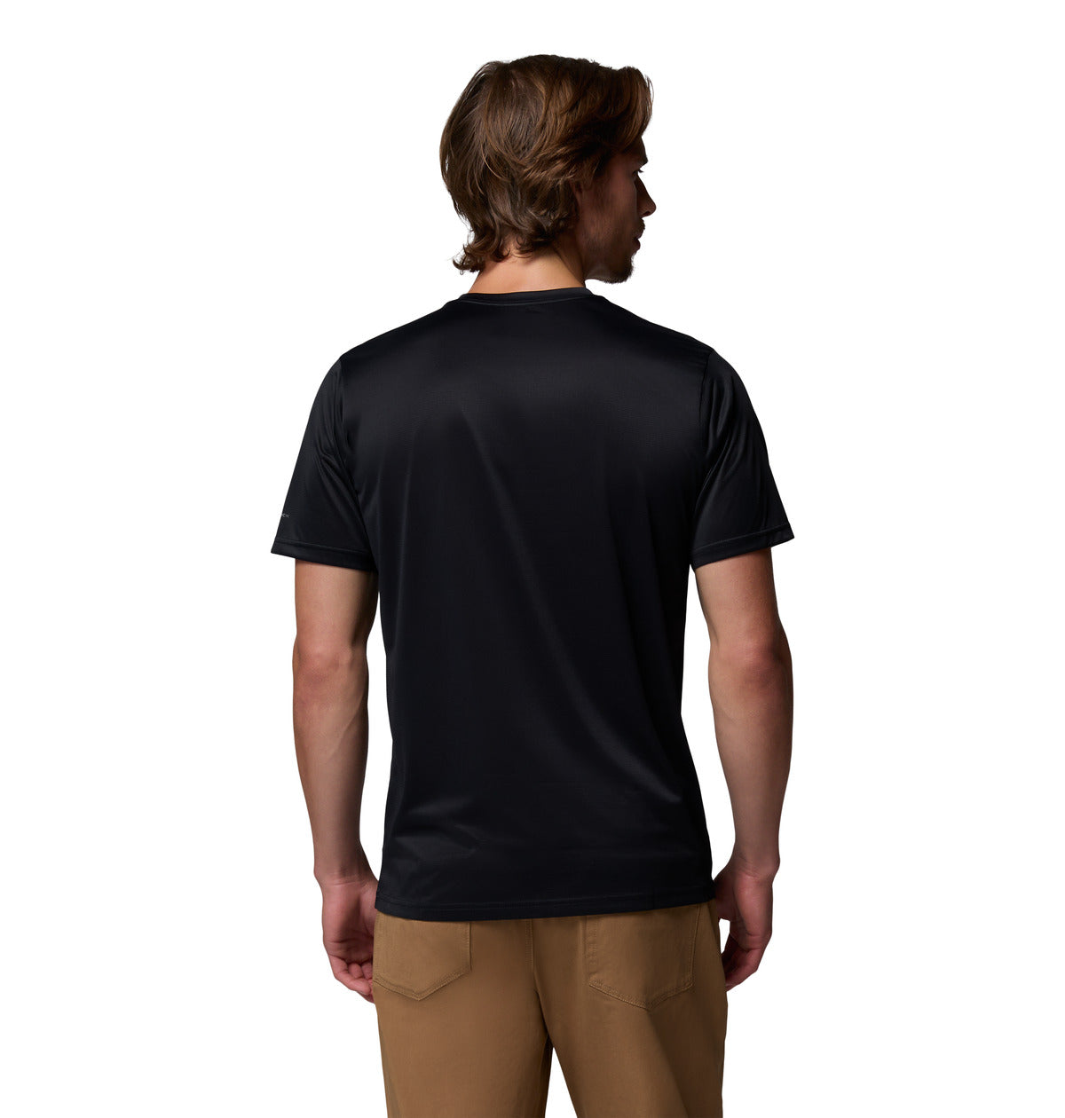 Remera Columbia Hike Crew Omni-Wick Negro