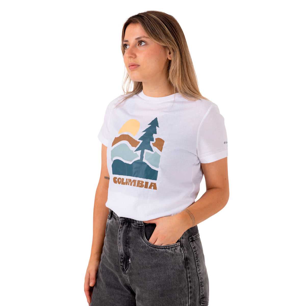 Remera Ruby Springs Graphic  Blanco