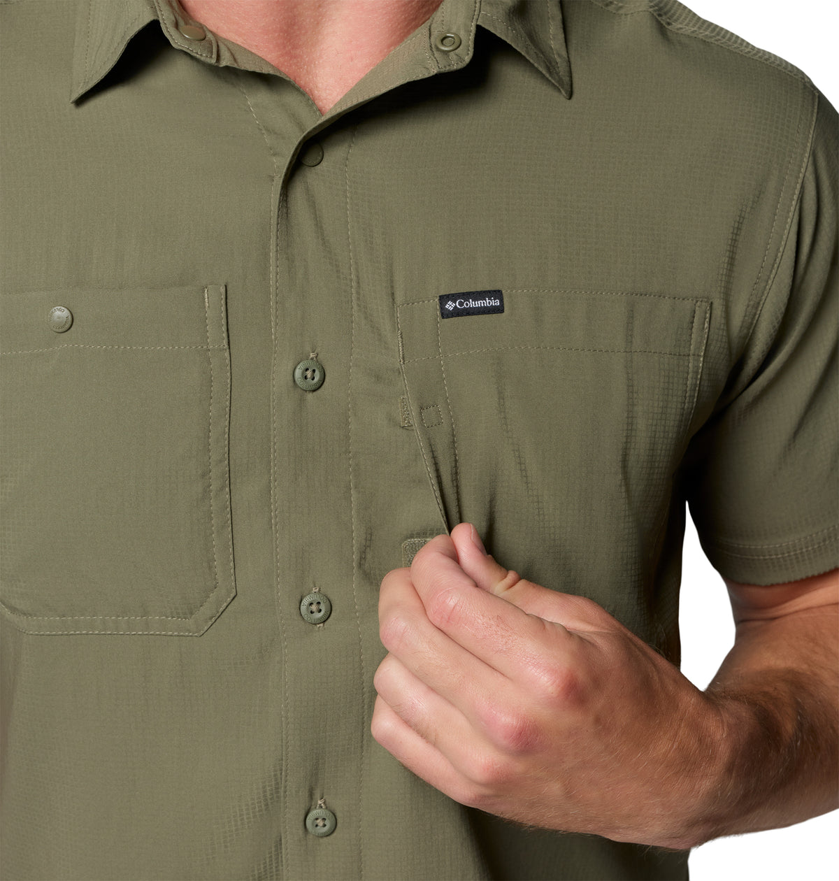 Camisa Manga Corta Silver Ridge Utility Omni-Shade Verde