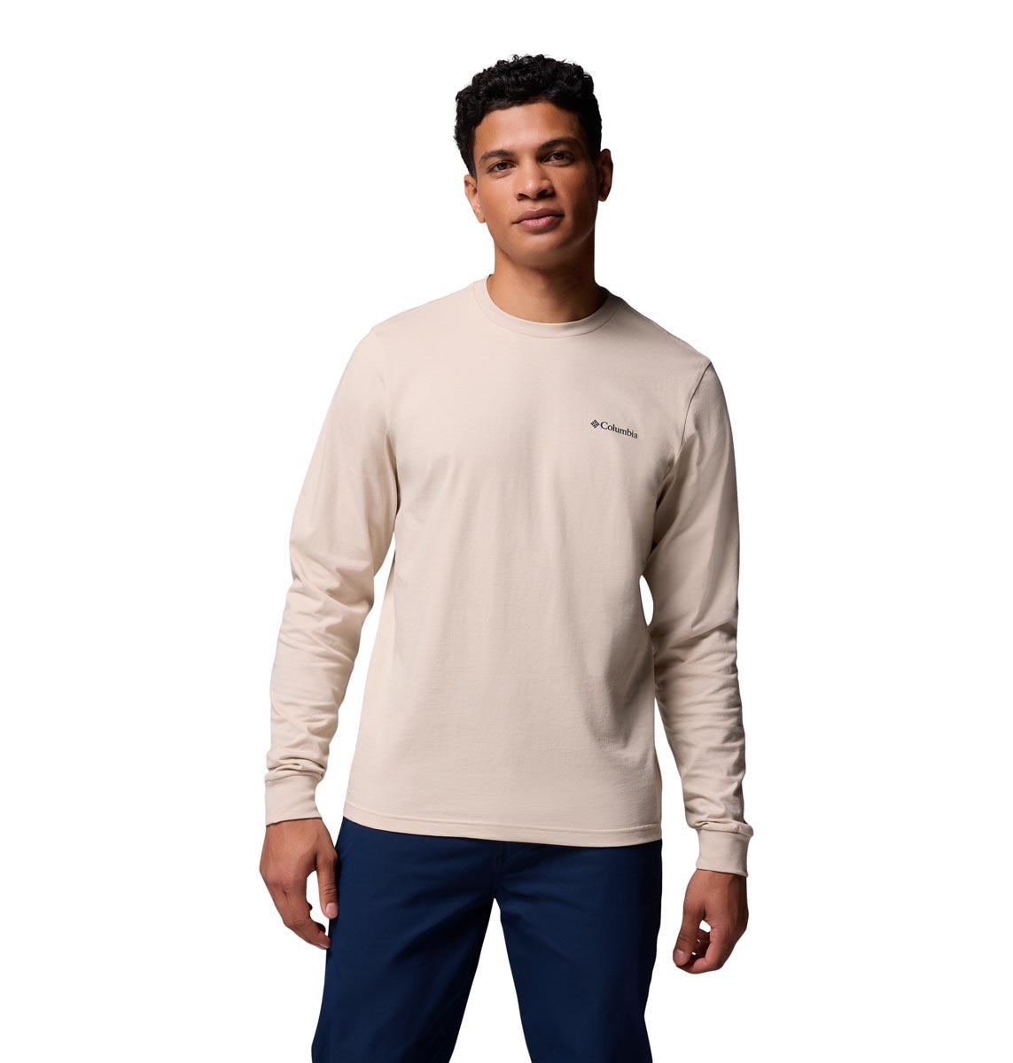 Remera Manga Larga Csc Seasonal Logo Ls  Gris