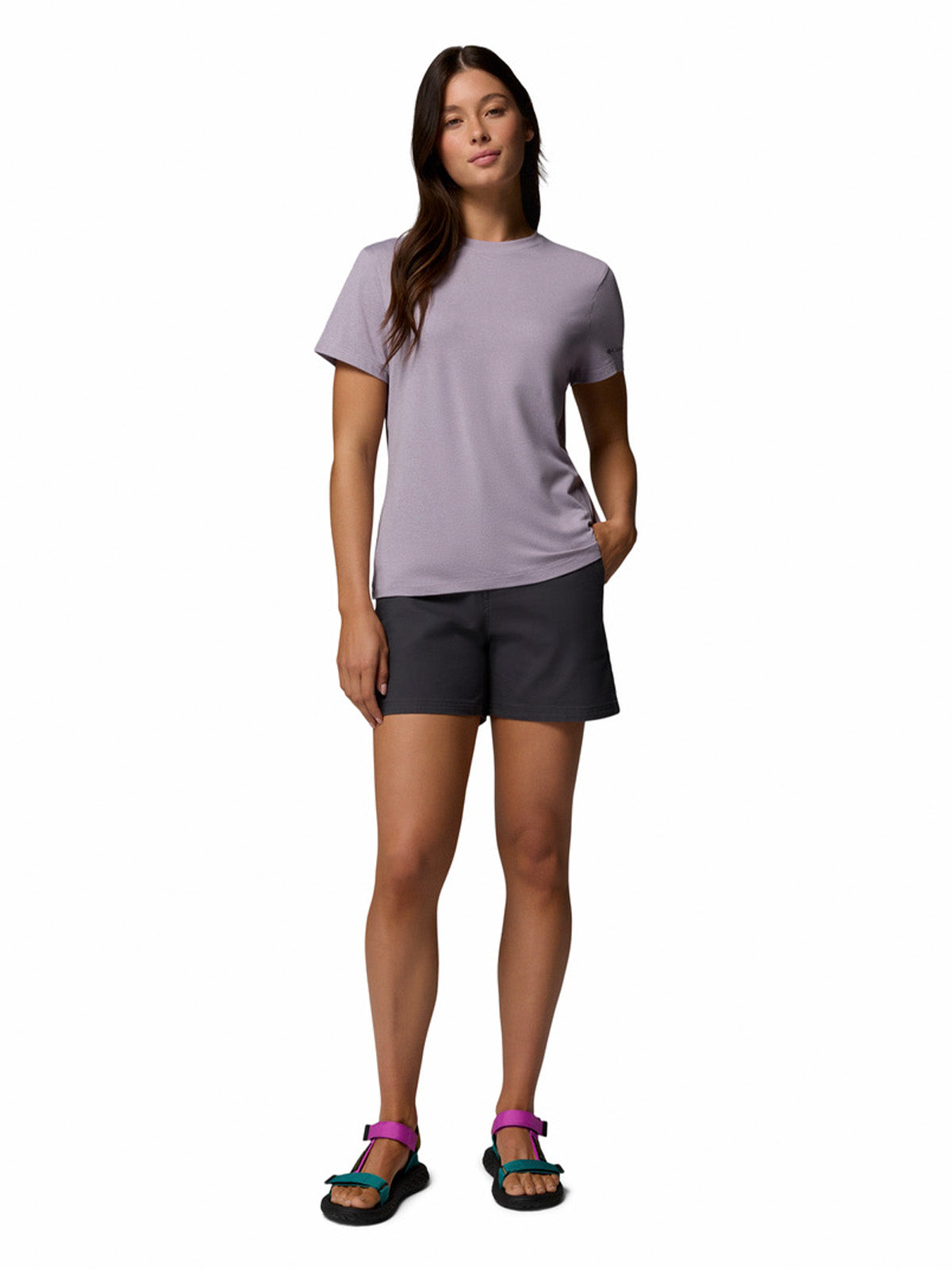 Remera Parsons Point Logo Omni-Shade Lila