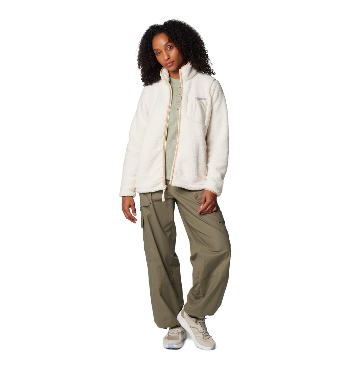 Polar West Bend Full Zip  Blanco