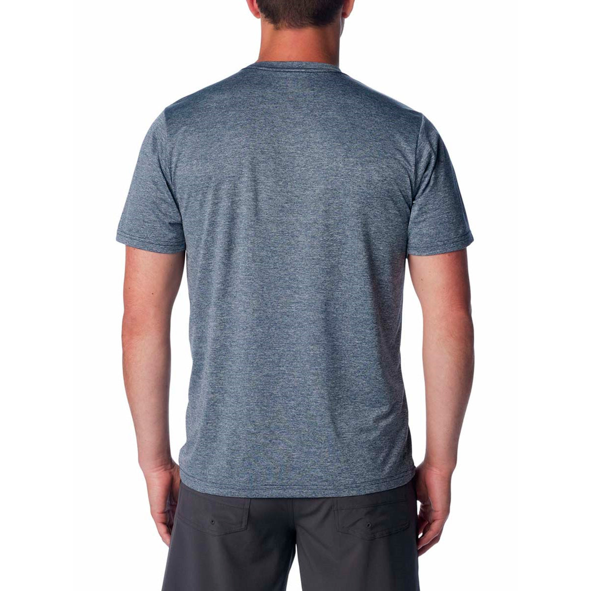 Remera Columbia Hike Crew Omni-Wick Azul Marino
