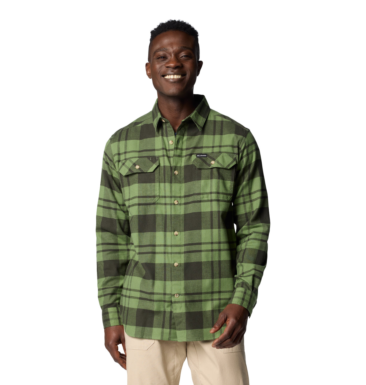 Camisa Manga Larga Flare Gun Stretch  Verde
