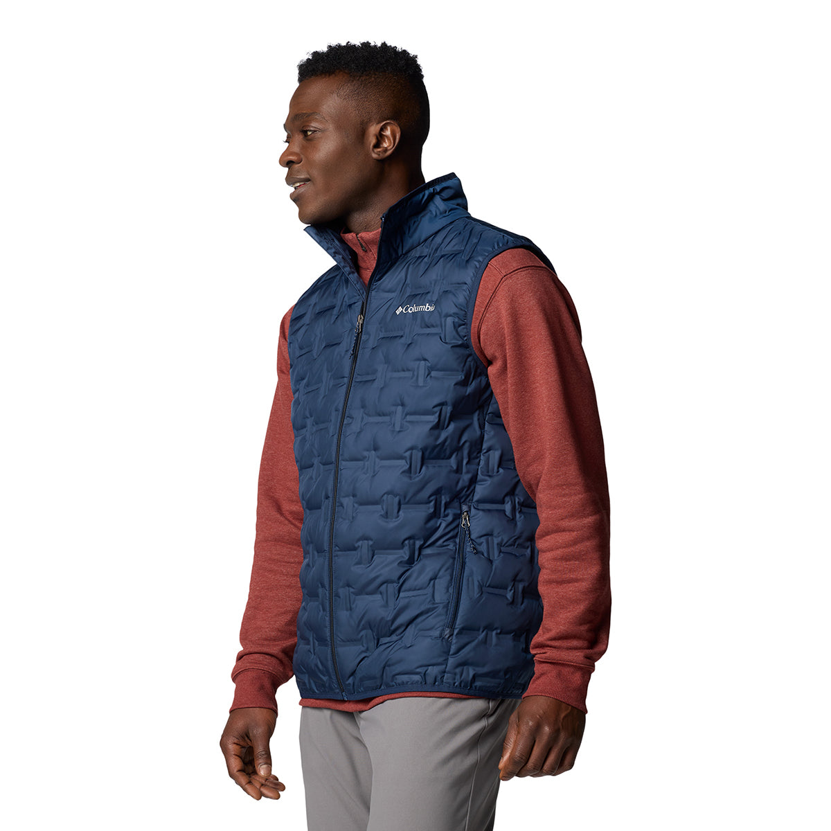 Chaleco Delta Ridge Ii Dwn V Heat Seal Azul Marino