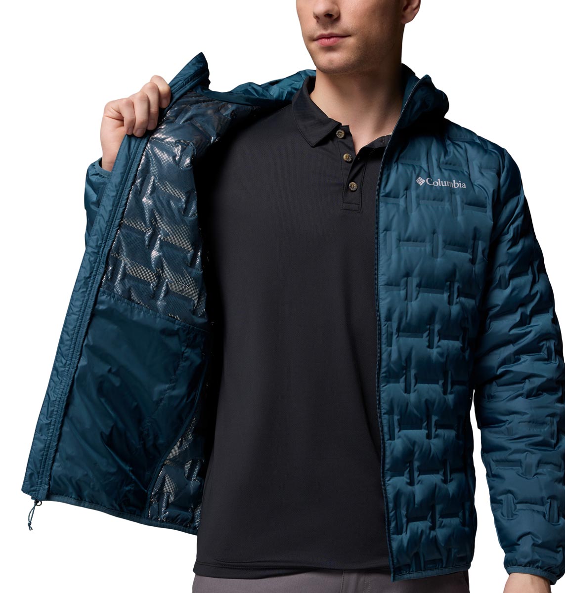 Campera Delta Ridge Ii Down Omni-Heat Azul