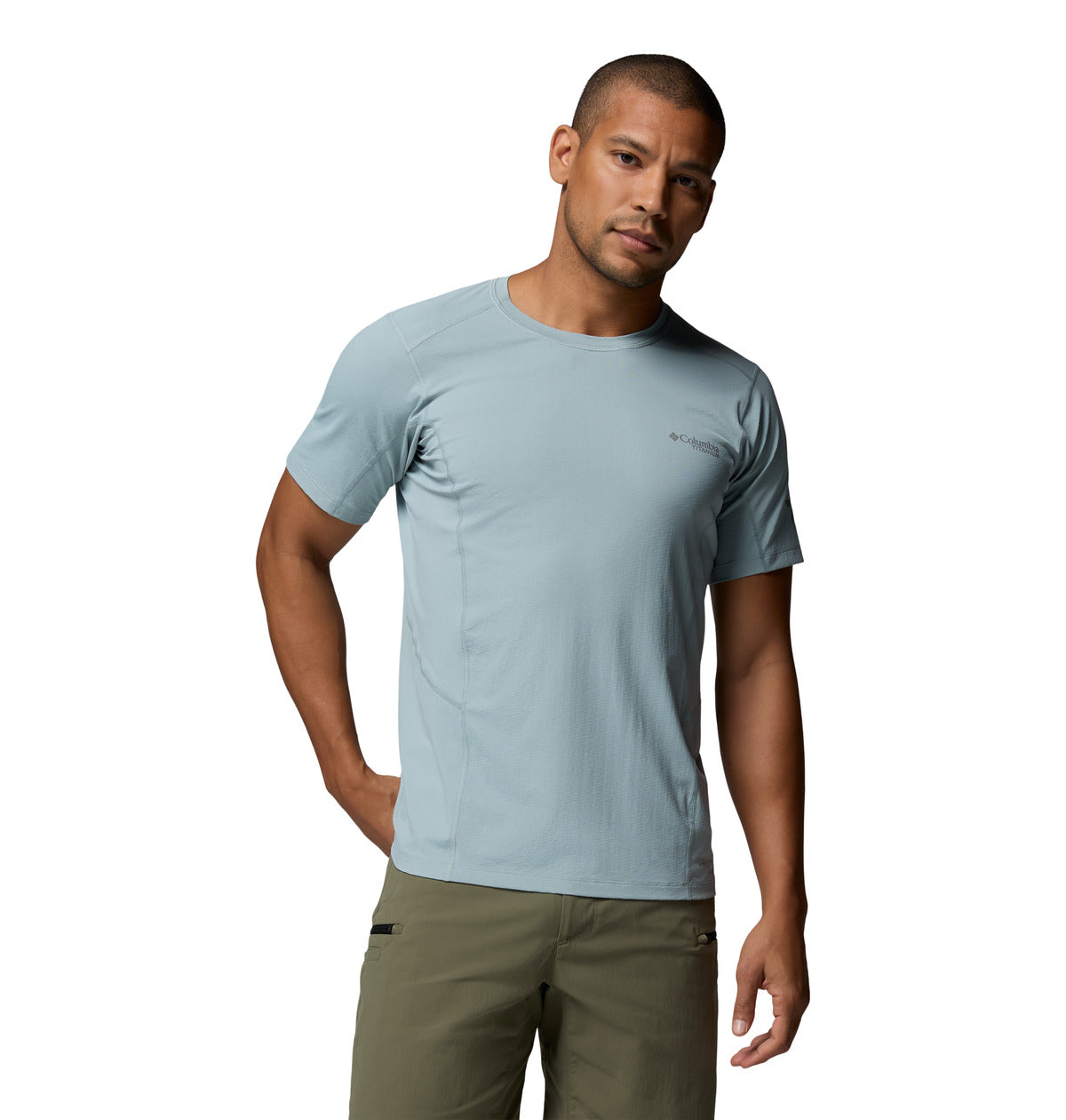 Remera Diamond Peak Short Omni-Freeze Azul