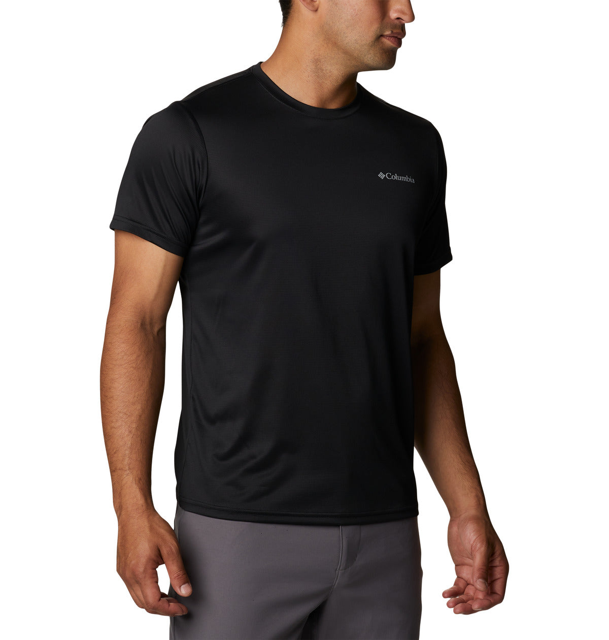 Remera Columbia Hike Crew Omni-Wick Negro