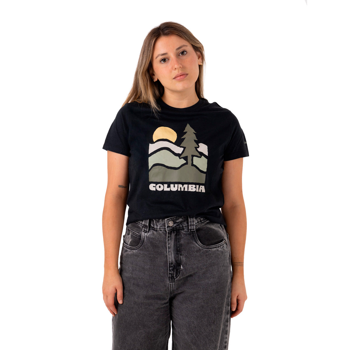 Remera Ruby Springs Graphic  Negro