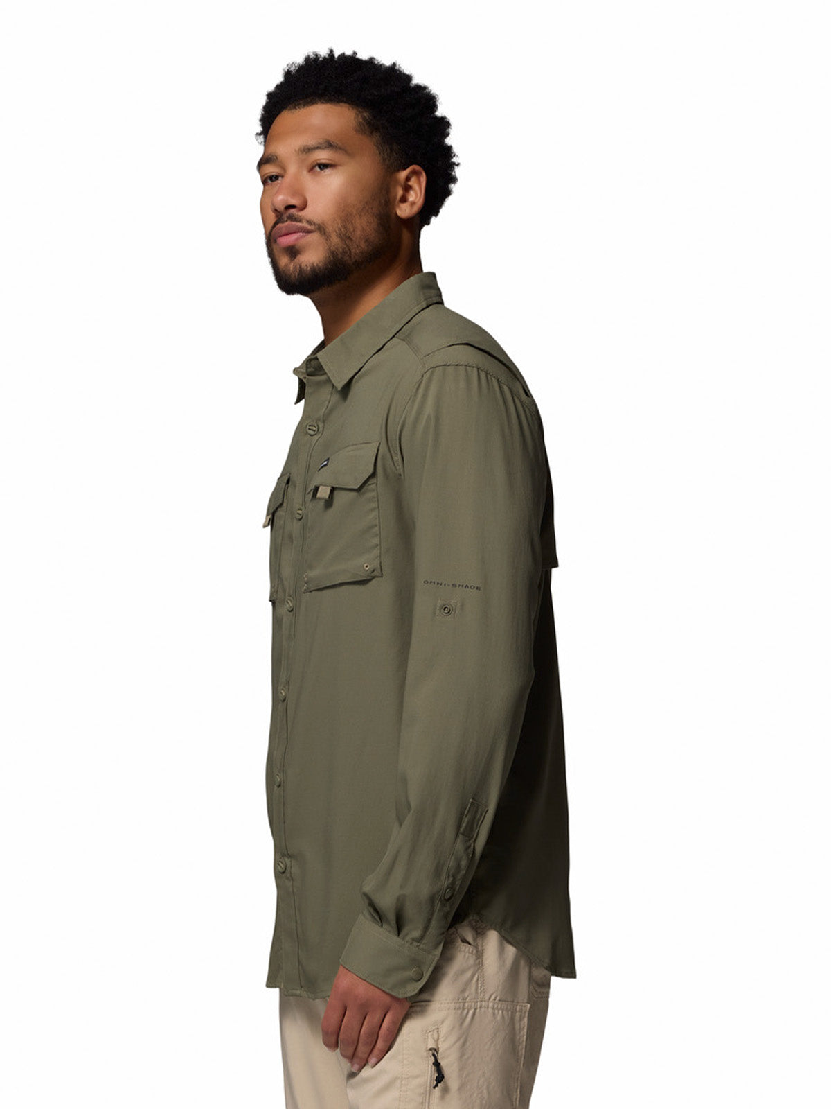 Camisa Manga Larga Silver Ridge Utility Omni-Shade Verde