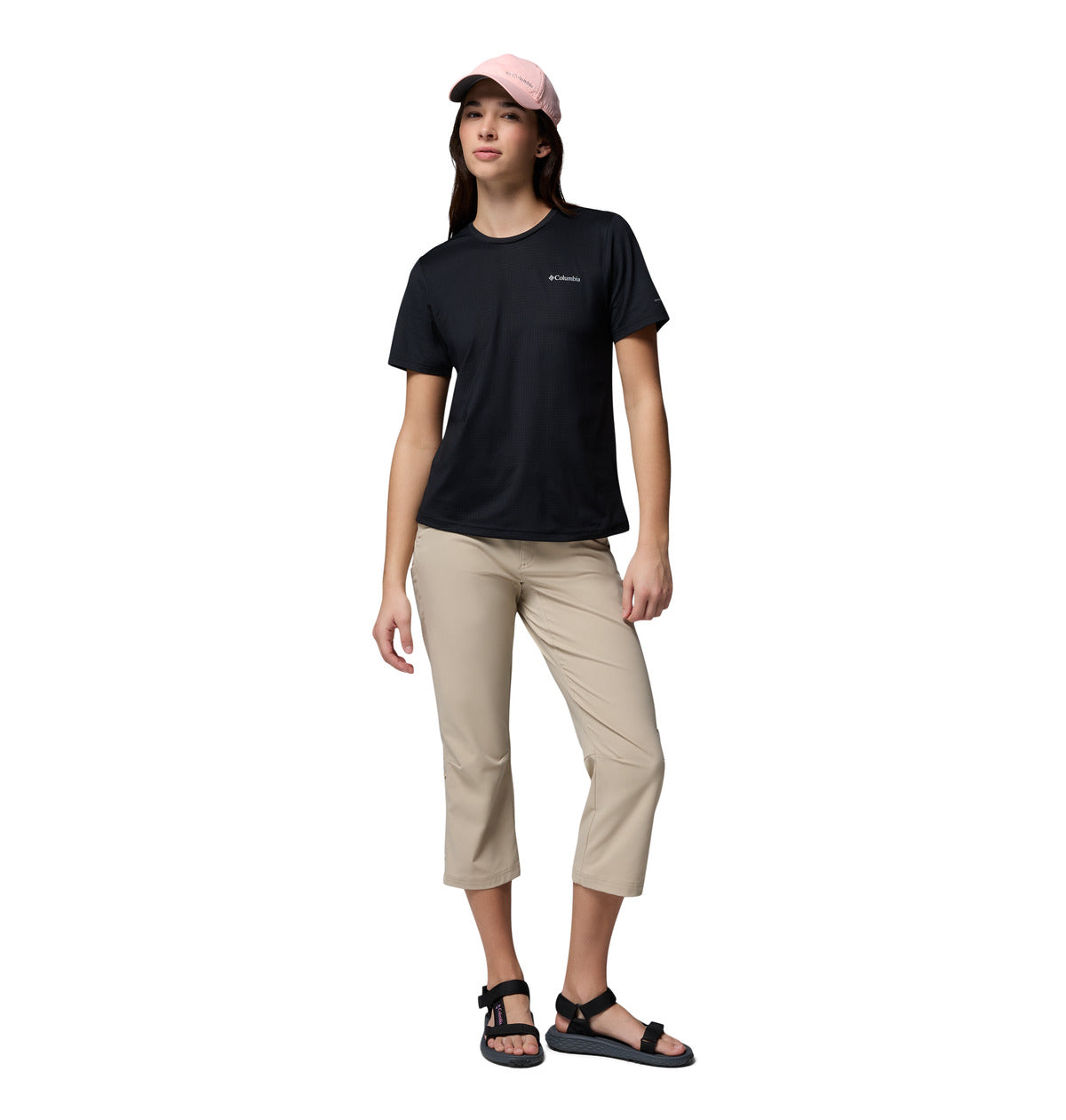 Remera Wild Springs Ss Omni-Freeze Negro
