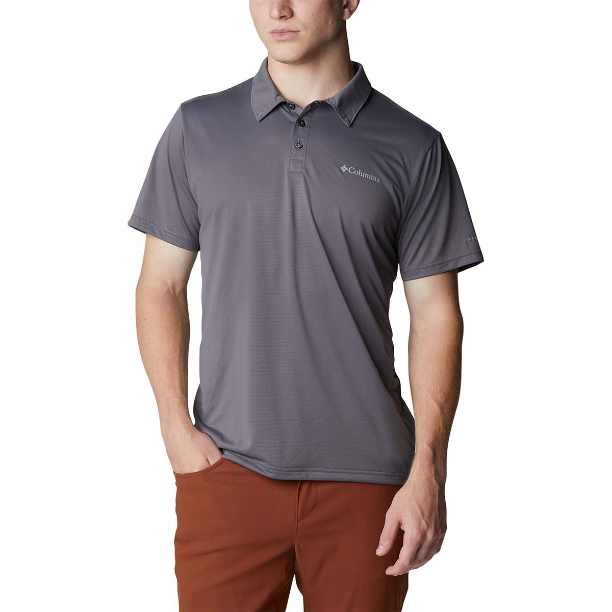 Polo Columbia Hike Polo Omni-Wick Gris