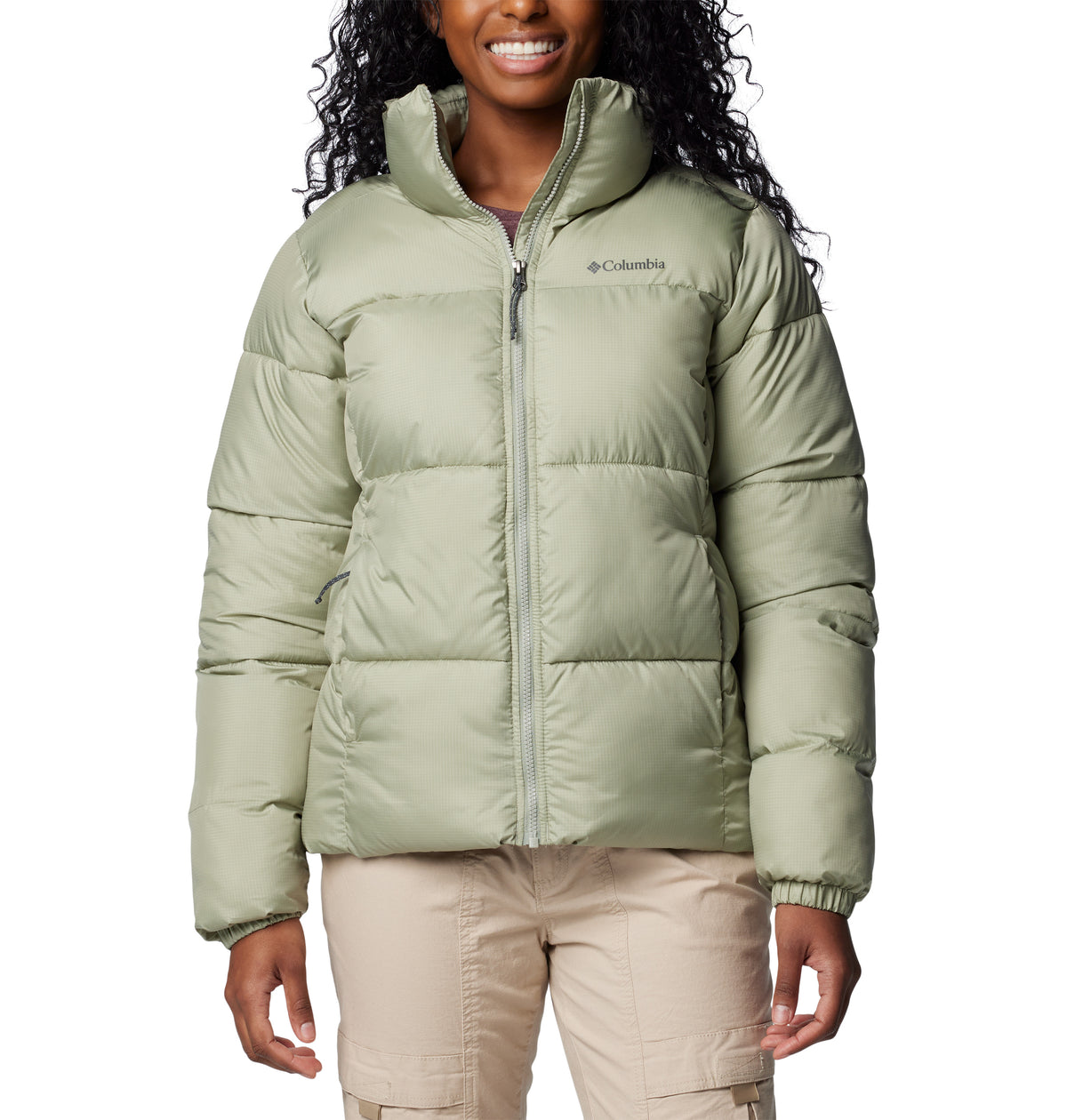 Campera Puffect Ii Full Zip Omni-Shield Verde
