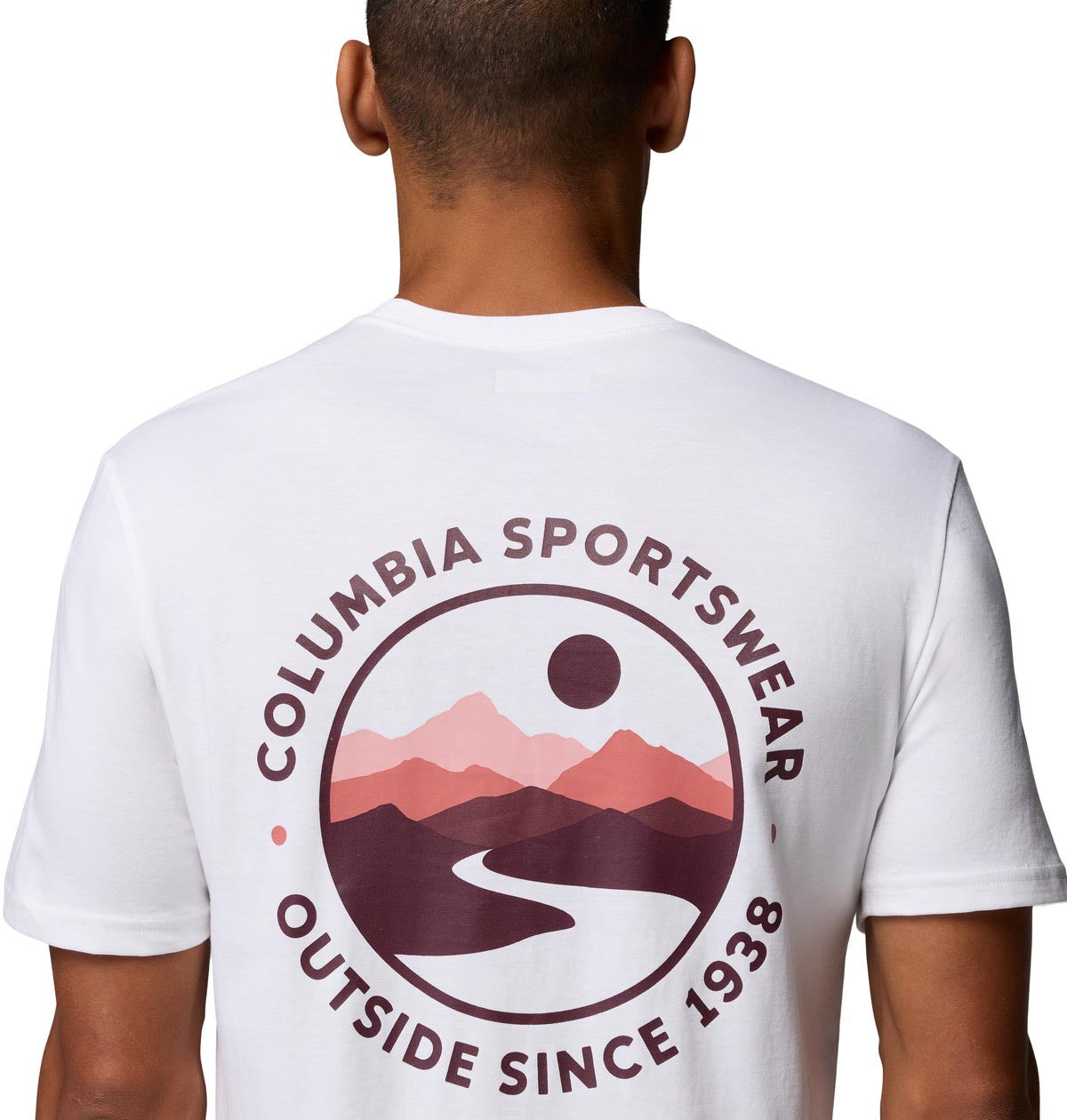 Remera Csc Outdoor Back  Blanco