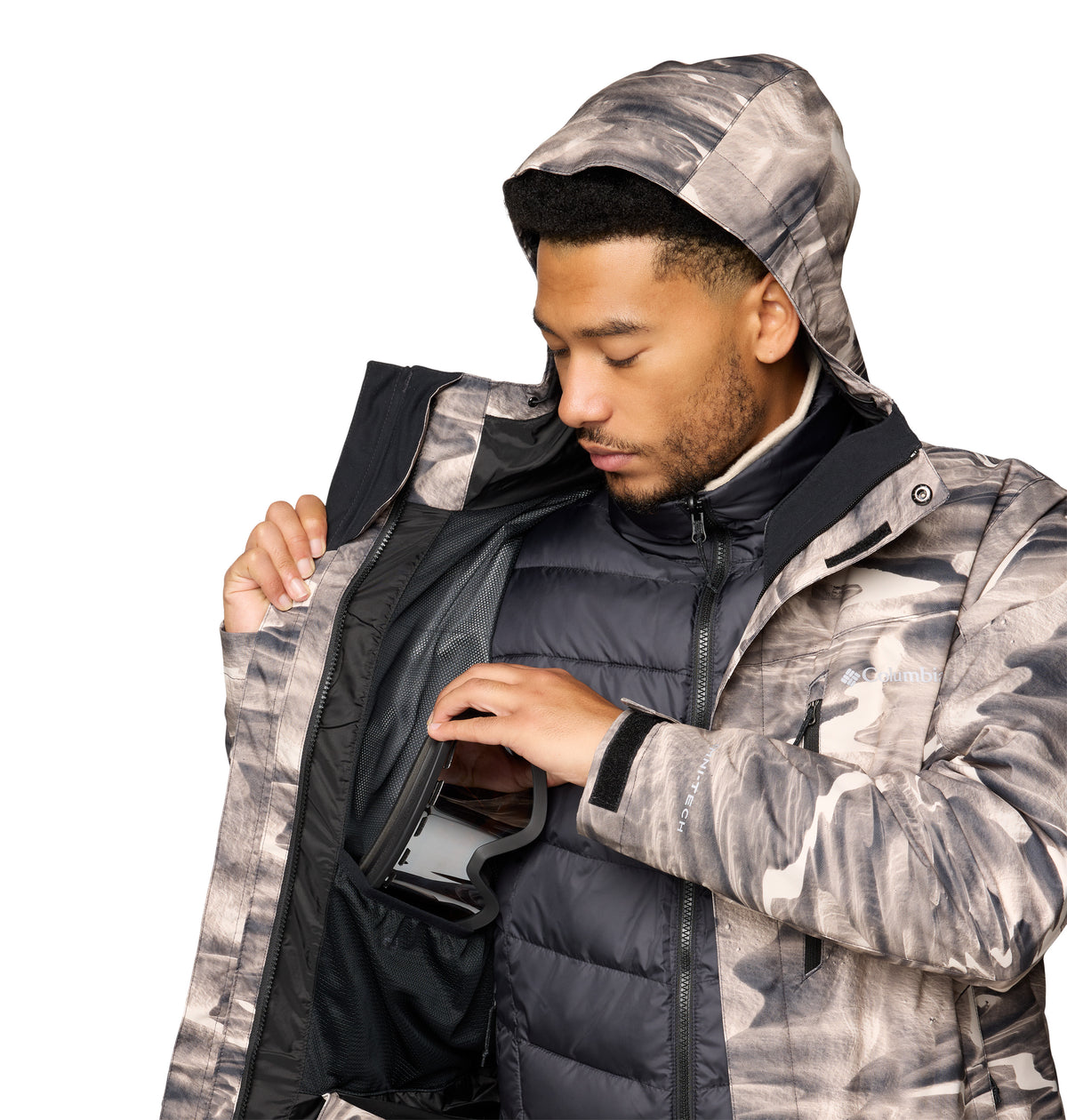 Campera Whirlibird V Jacket Omni-Tech Gris