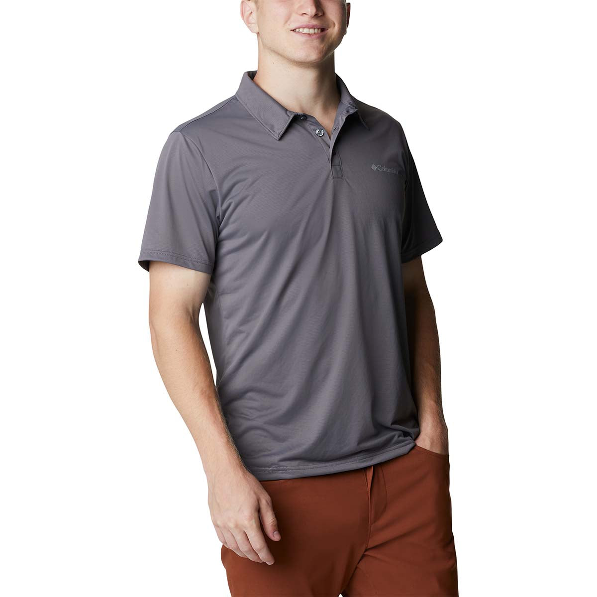 Polo Columbia Hike Polo Omni-Wick Gris