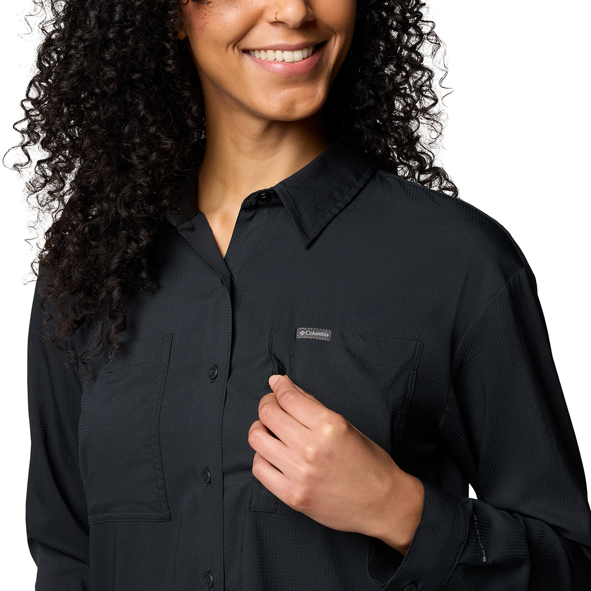 Camisa Silver Ridge Utility Omni-Shade Negro