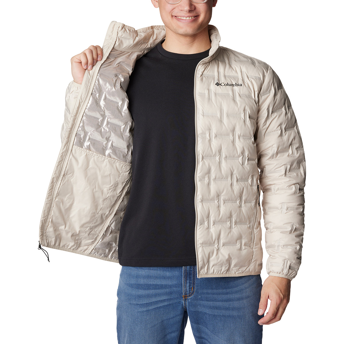 Campera Delta Ridge Ii Down Heat Seal Gris