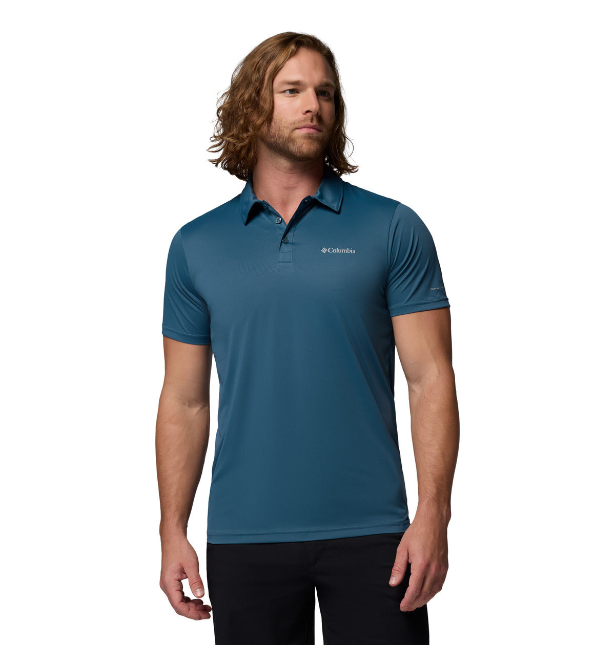 Polo Columbia Hike Polo Omni-Wick Azul