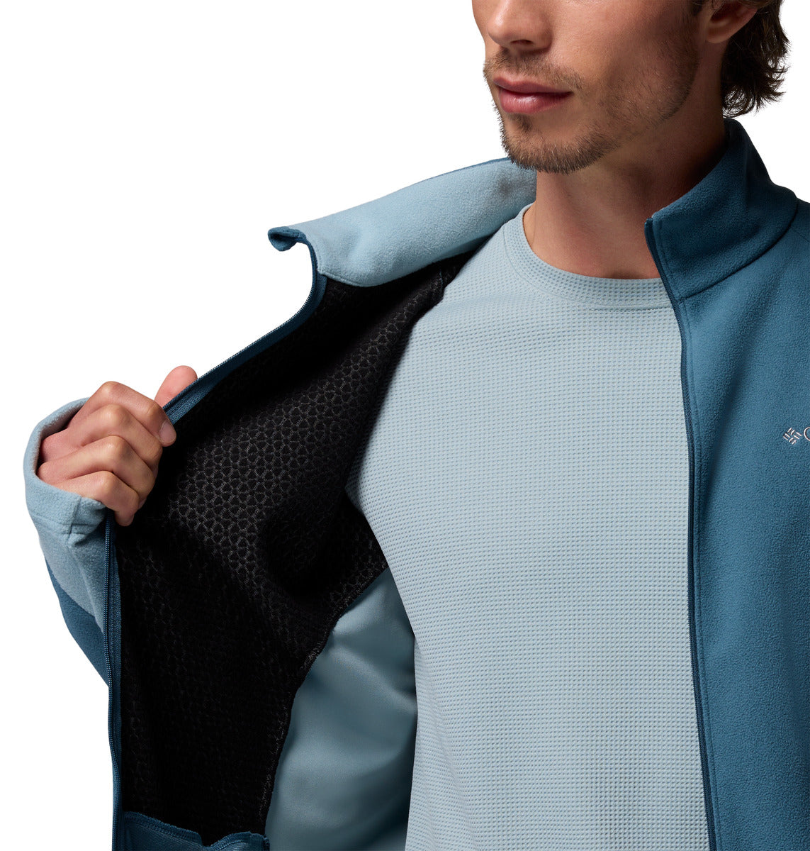 Polar Arctic Peak Full Zip Omni-Heat Azul
