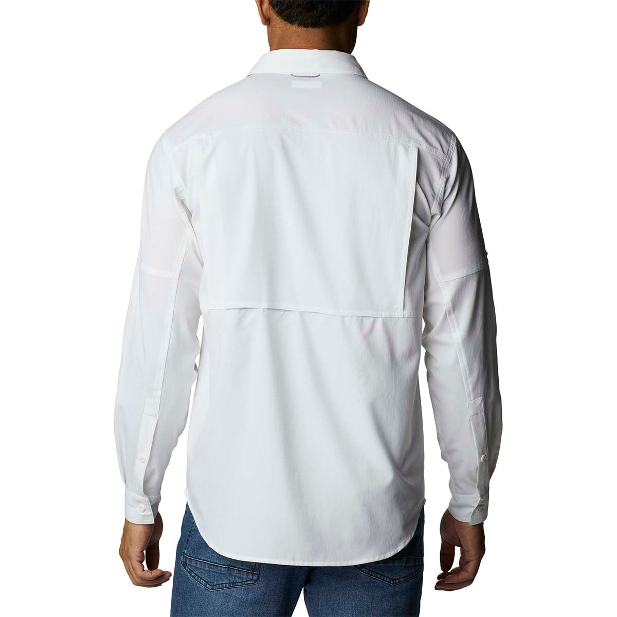 Camisa Manga Larga Silver Rdg Lg Sleeve Omni-Shade Blanco