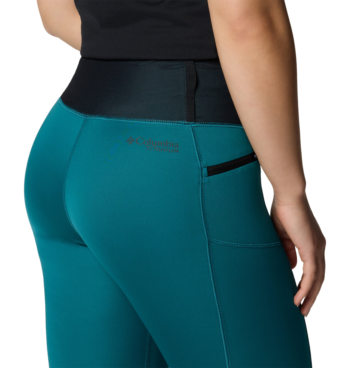 Calza Summit Valley Leggin Omni-Wick Azul