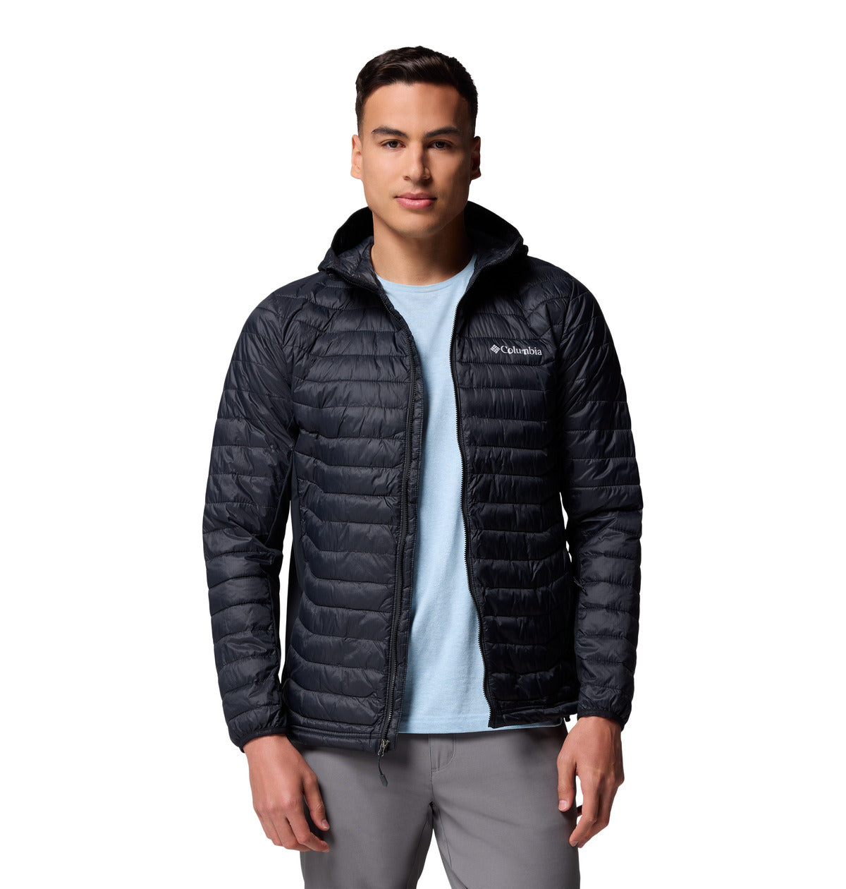 Cortaviento Powder Pass Hybrid Omni-Shield Negro