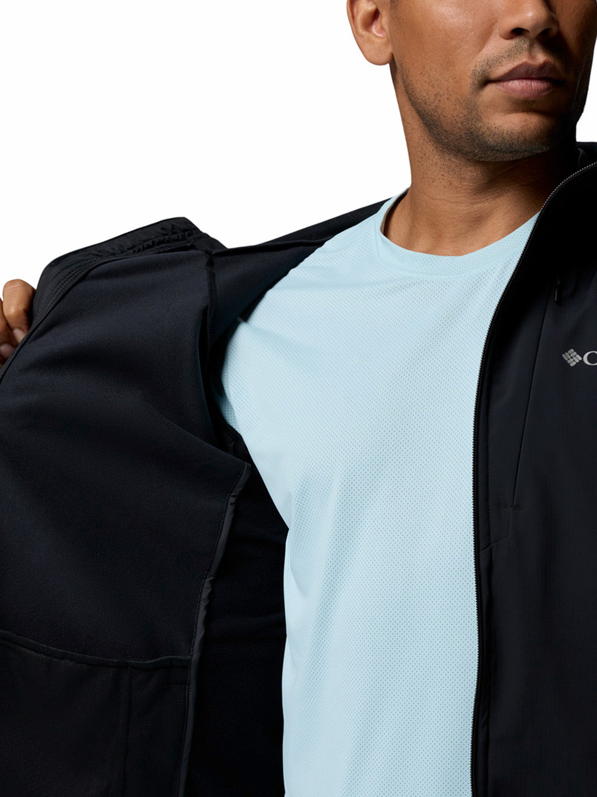Cortaviento Trailborne Softshell Omni-Shield Negro