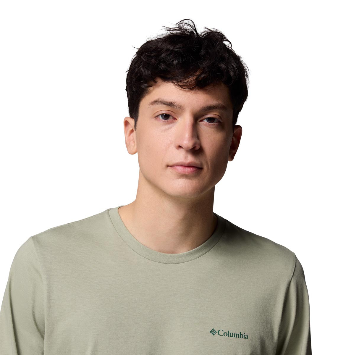 Remera Manga Larga Csc Seasonal Logo Ls  Verde