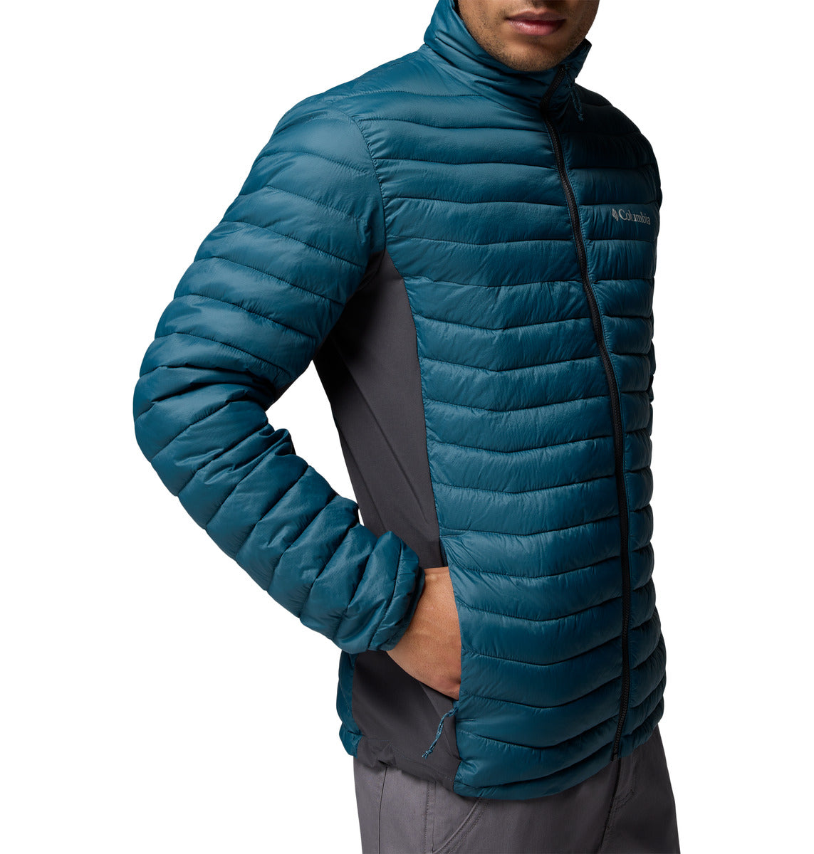Campera Powder Pass Hybrid Omni-Shield Azul