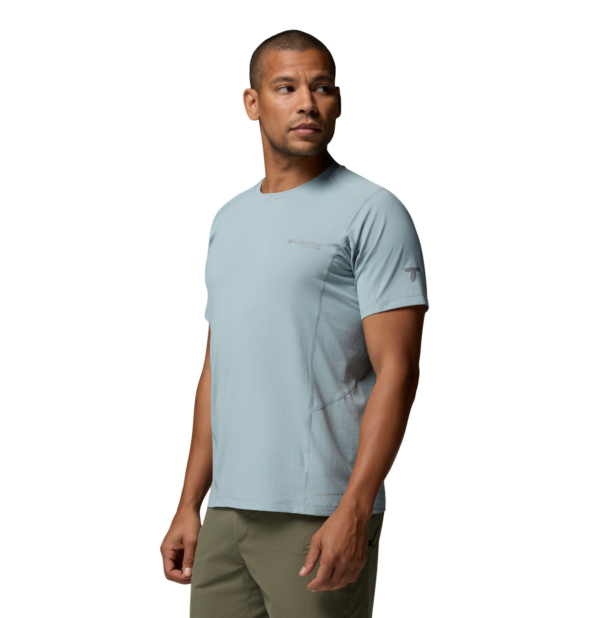 Remera Diamond Peak Short Omni-Freeze Azul