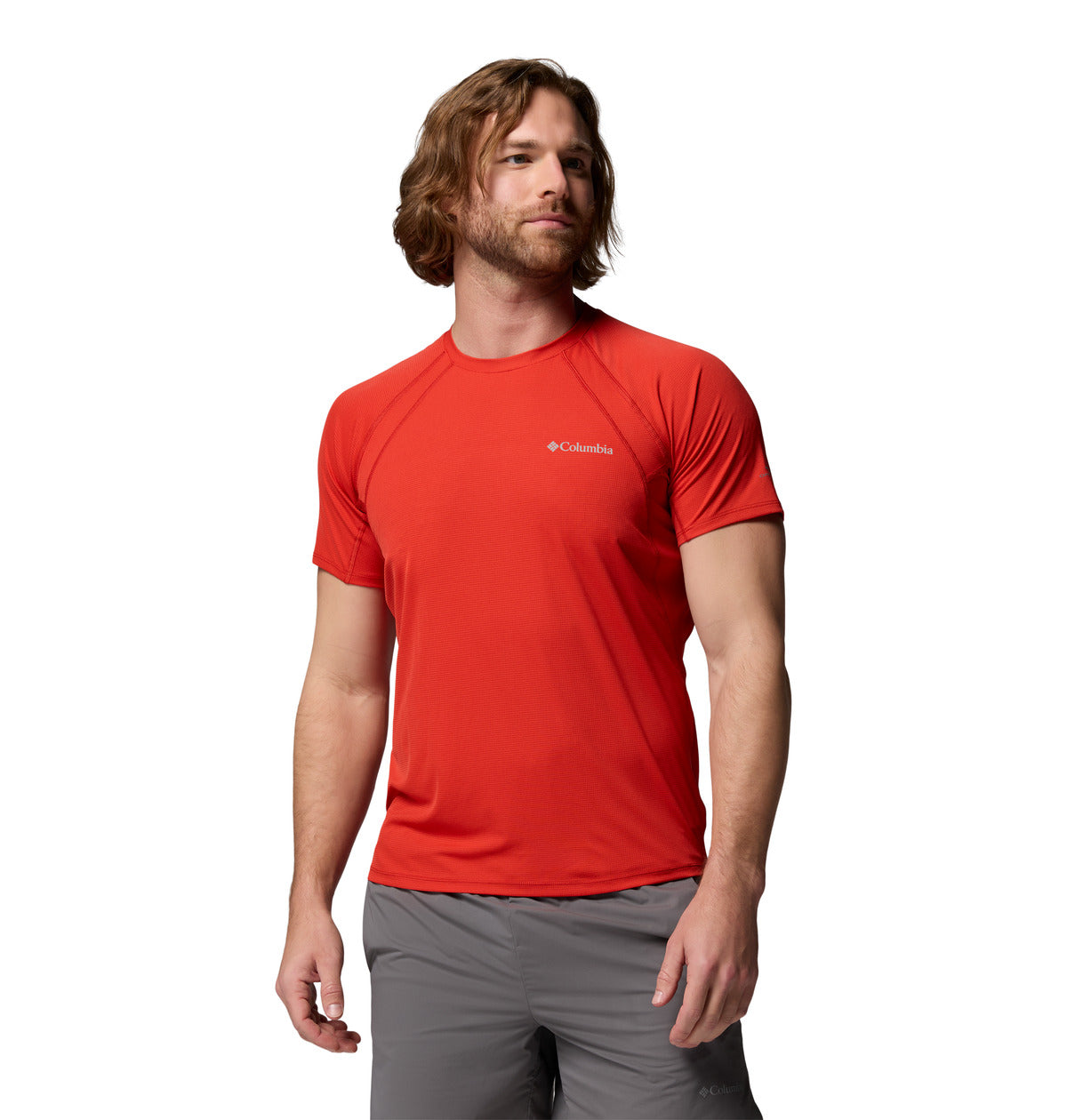 Remera Stealth Spring Ss T Omni-Shade Rojo