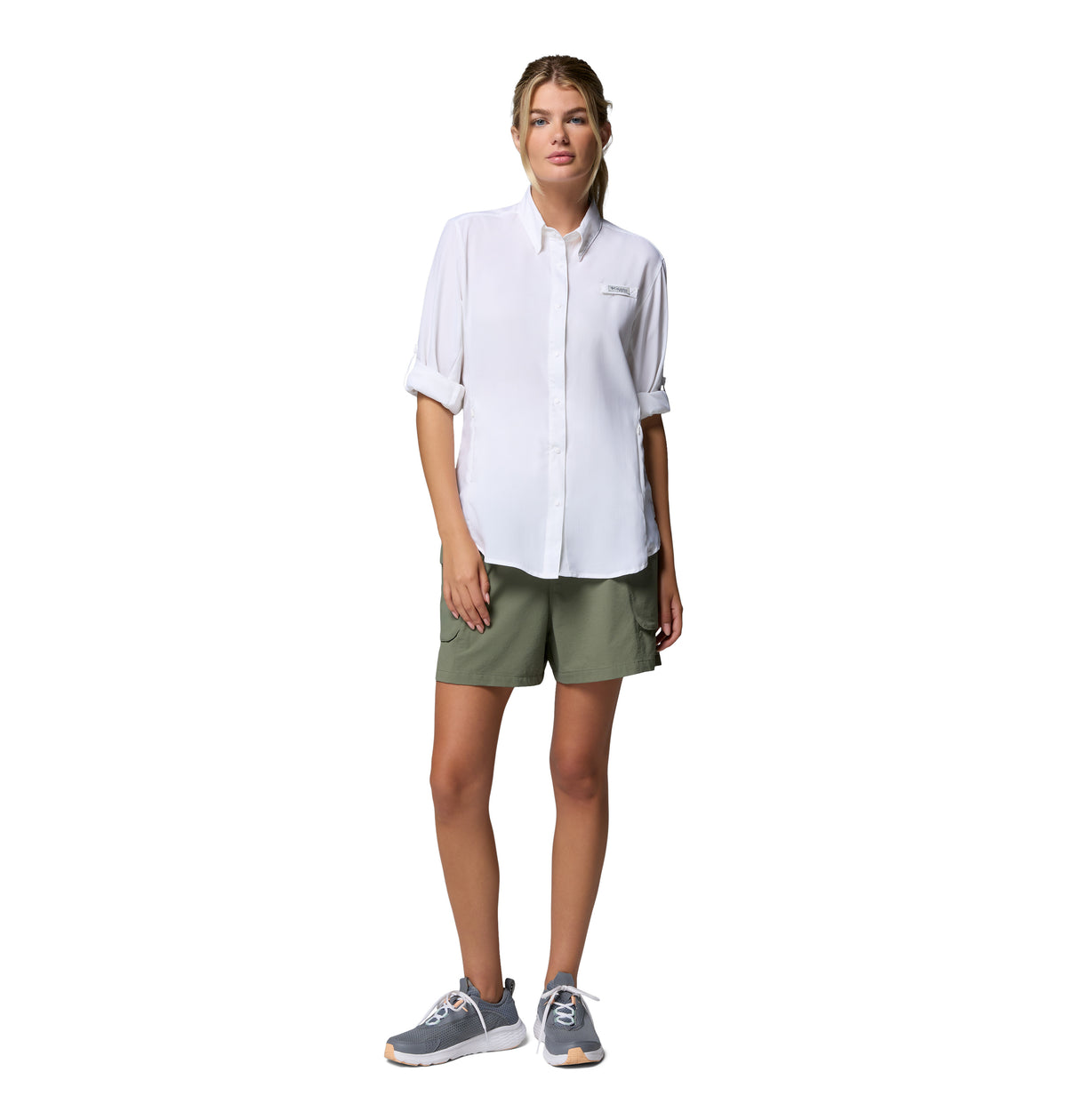 Camisa Manga Larga Tamiami Ii Ls Shirt Omni-Shade Blanco