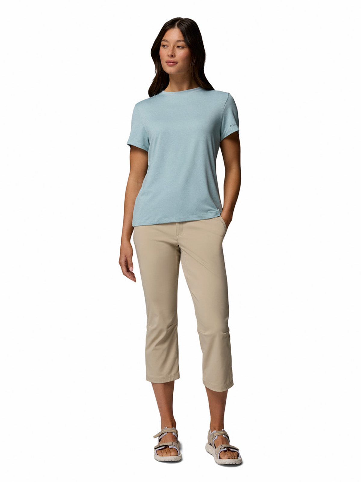 Remera Parsons Point Logo Omni-Shade Azul