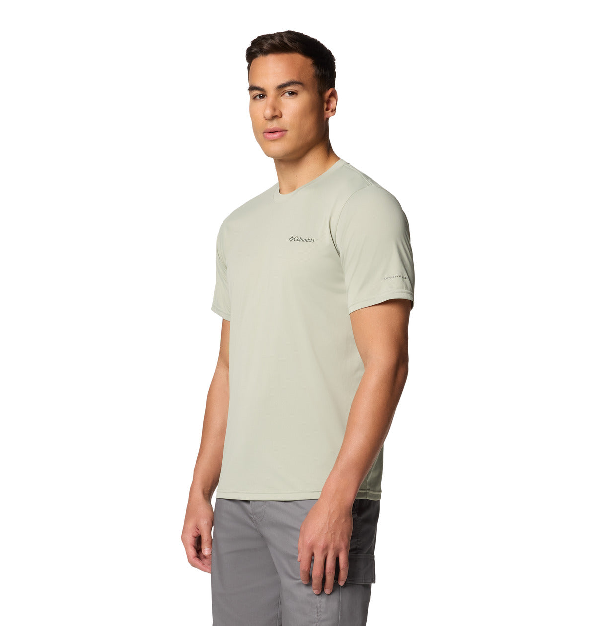 Remera Columbia Hike Crew Omni-Wick Verde