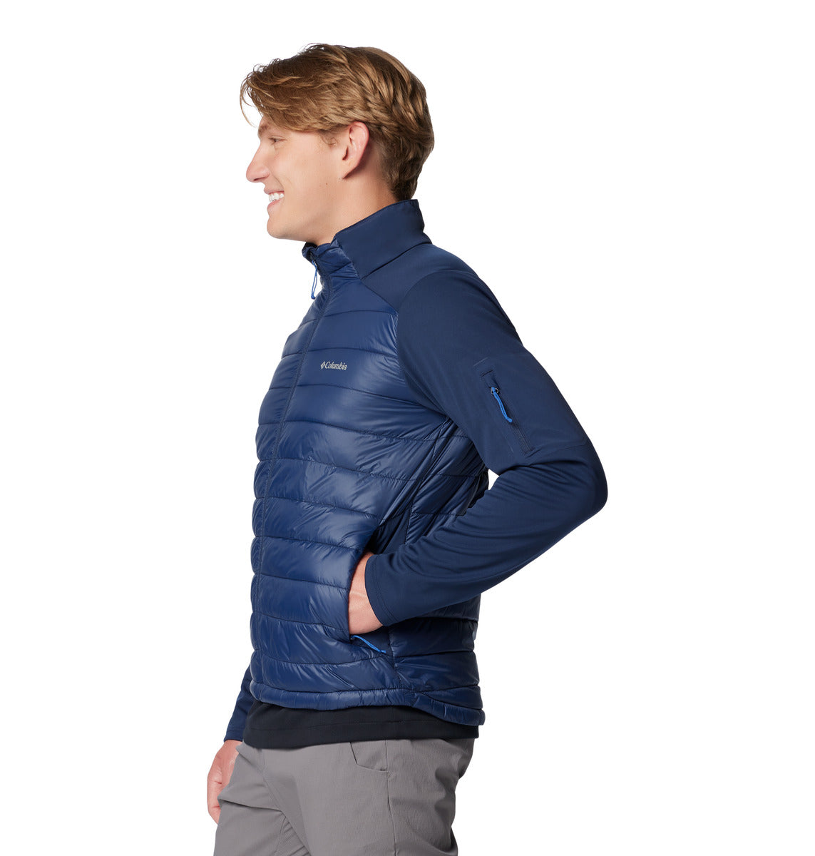 Chaqueta Columbia Tech Softsh Omni-Shield Azul Marino