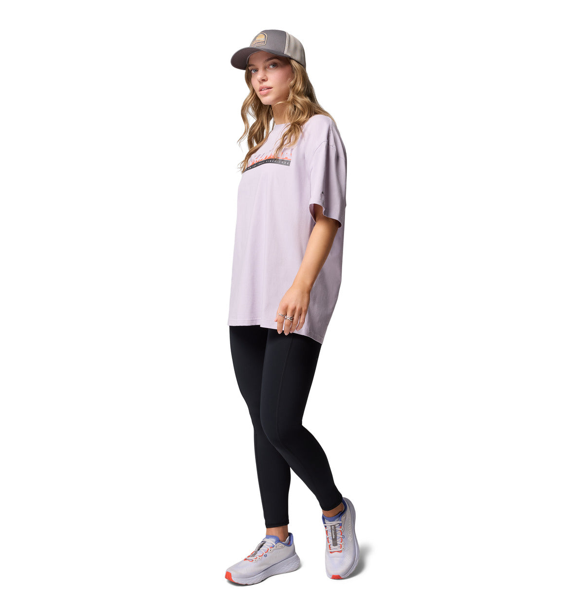 Remera Rolling Bend Graphic  Lila