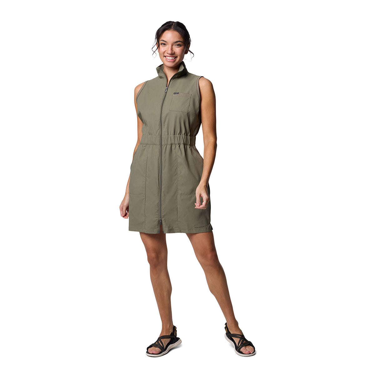 Vestido Leslie Falls Dress 2 Omni-Shade Verde