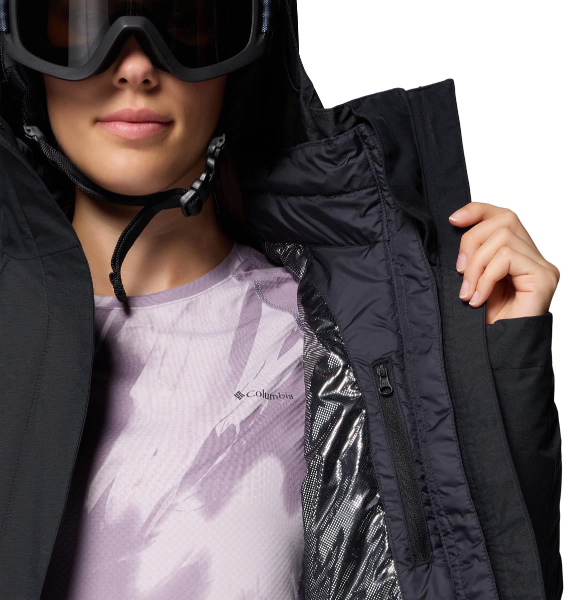 Campera Whirlibird V Jacket Omni-Tech Negro