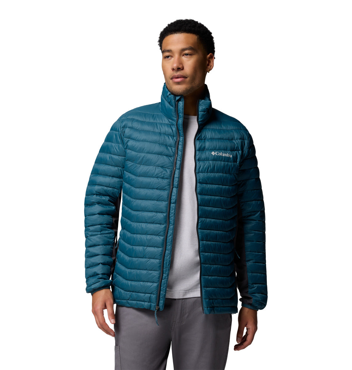Campera Powder Pass Hybrid Omni-Shield Azul