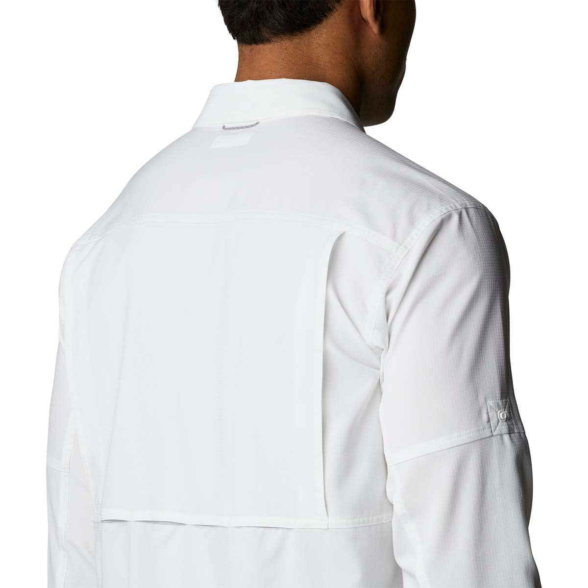 Camisa Manga Larga Silver Rdg Lg Sleeve Omni-Shade Blanco