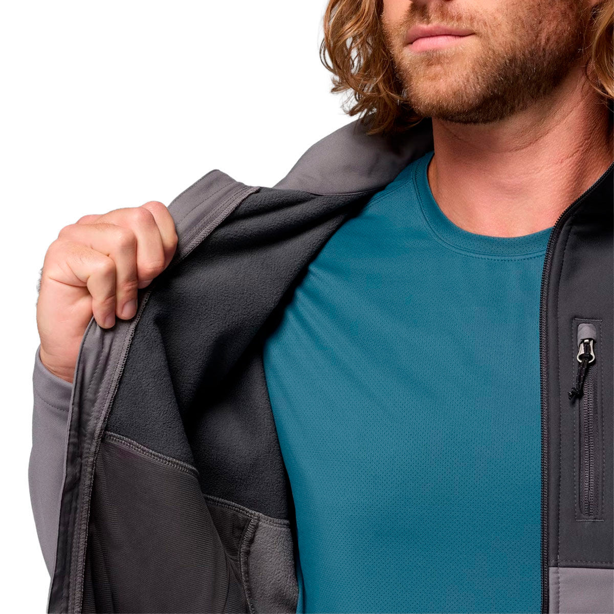 Cortaviento Ascender Softshell Omni-Shield Gris