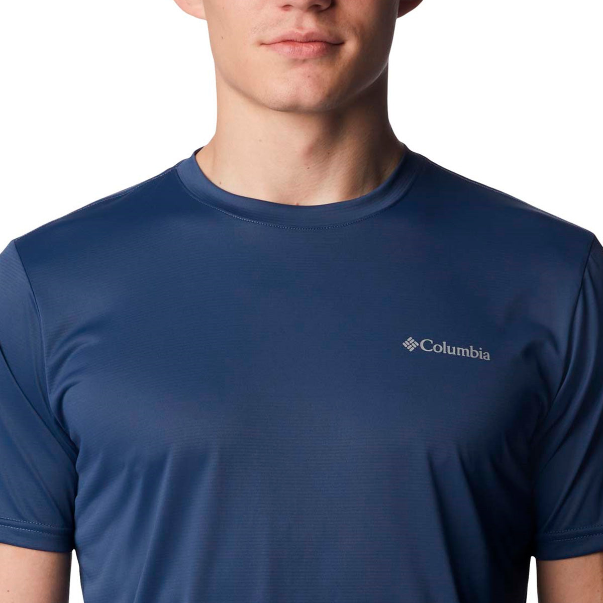 Remera Columbia Hike Crew Omni-Wick Negro