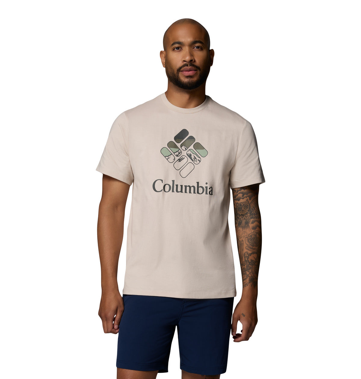 Remera Seasonal Graphic T  Gris