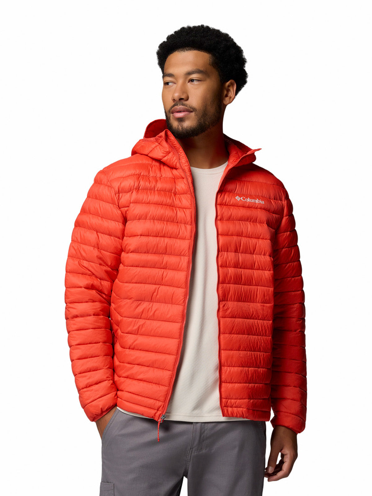 Campera Powder Pass Hooded Omni-Shield Rojo