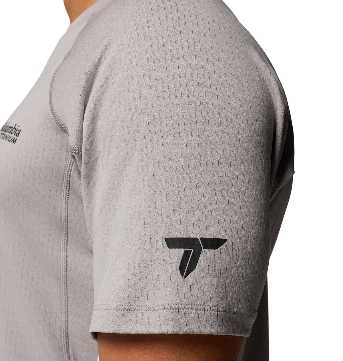 Remera Driventure Short S Omni-Shade Marrón