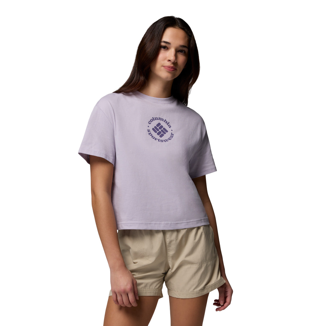 Remera Rolling Bend Graphic  Lila